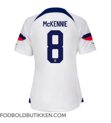 Forenede Stater Weston McKennie #8 Hjemmebanetrøje Dame VM 2022 Kortærmet